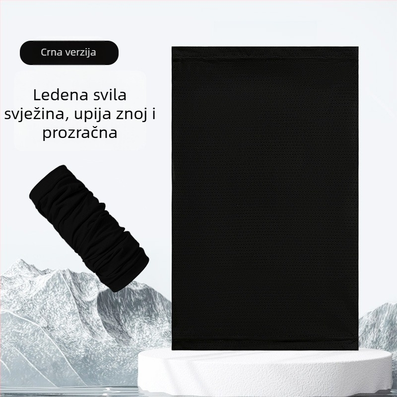 Prilagođena fitness narukvica za zglob, brzosušeći ručnik za znoj, šal za glavu, višenamjenska maska i navlaka za hlađenje koja upija znoj
