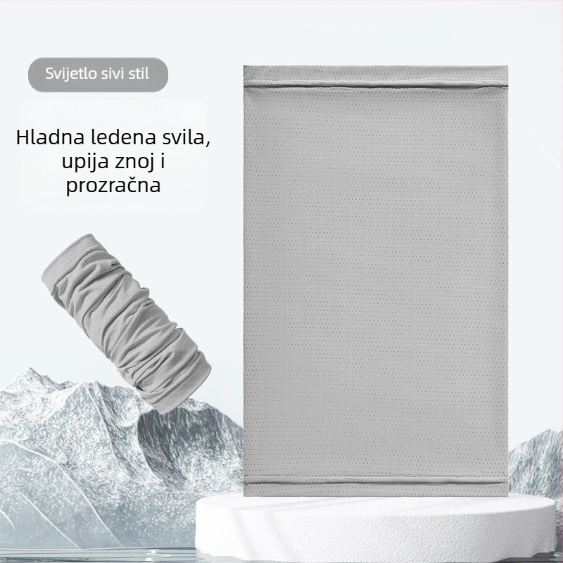 Prilagođena fitness narukvica za zglob, brzosušeći ručnik za znoj, šal za glavu, višenamjenska maska i navlaka za hlađenje koja upija znoj