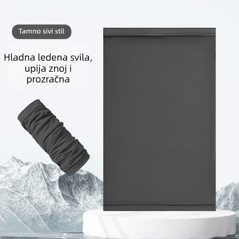 Prilagođena fitness narukvica za zglob, brzosušeći ručnik za znoj, šal za glavu, višenamjenska maska i navlaka za hlađenje koja upija znoj