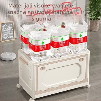 Sklopiva kutija za knjige s kotačićima i povlačnom ručkom, 20–30 L, za domove i učionice