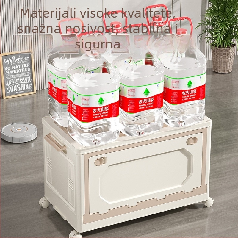 Sklopiva kutija za knjige s kotačićima i povlačnom ručkom, 20–30 L, za domove i učionice