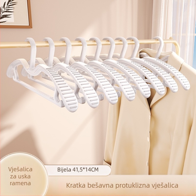 Vješalica za odjeću sa širokim ramenima, protuklizna površina, za sušenje, od ABS-a