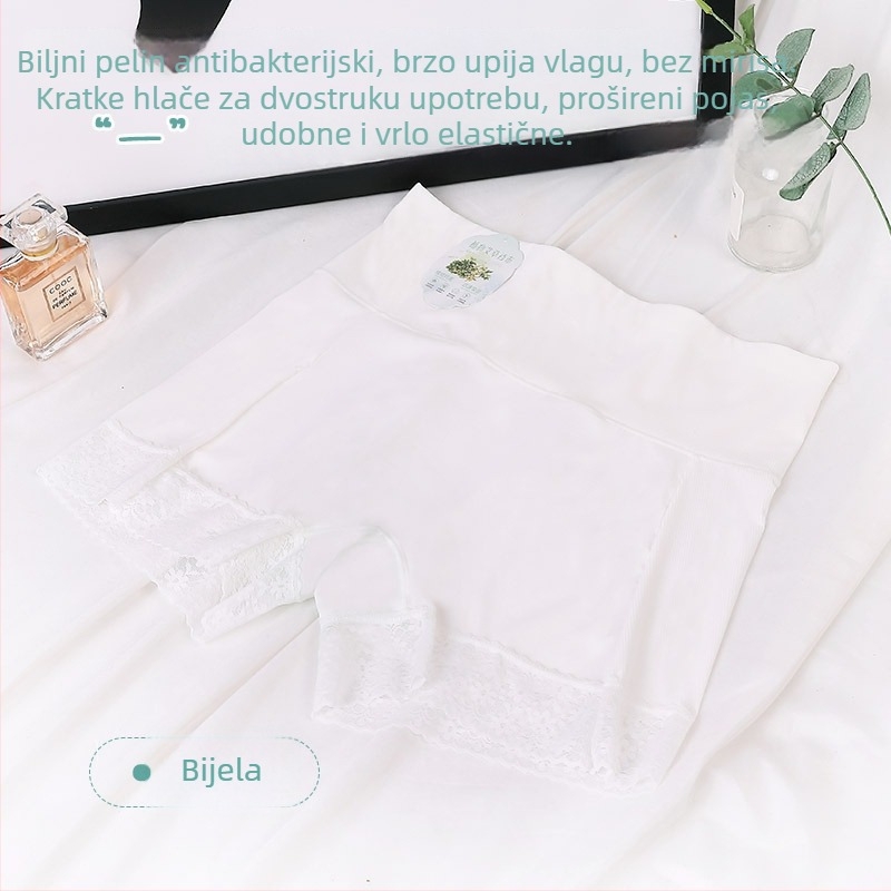 Sigurne kratke hlače s čipkom od Ice Silk, visoki struk