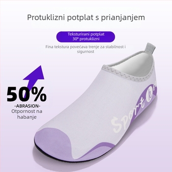 Ženske unutarnje tenisice za fitness, tihe, s mekanom potplatom protivklizne, prozračnim mrežastim gornjim dijelom, udobne tenisice za jogu i ples kod kuće