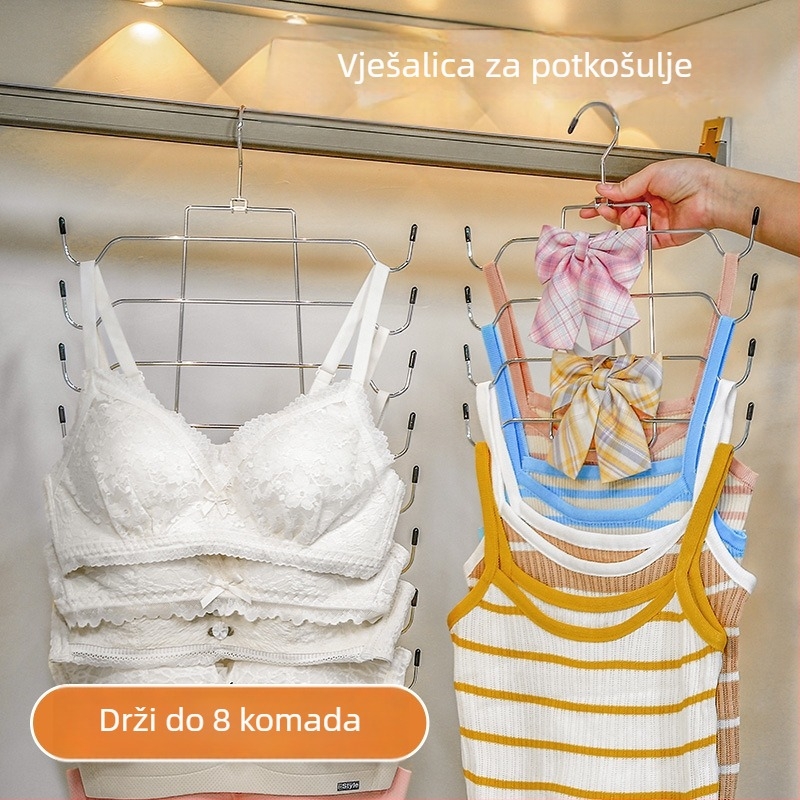 Organizator grudnjaka i donje rublje u garderobi – vješalica za grudnjake, donje rublje, čarape i topove