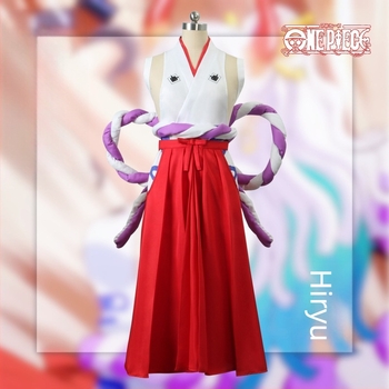 Yamato cosplay kostim iz One Piece — anime odijelo s naduvanim rukavima za Halloween, zabave i nastupe