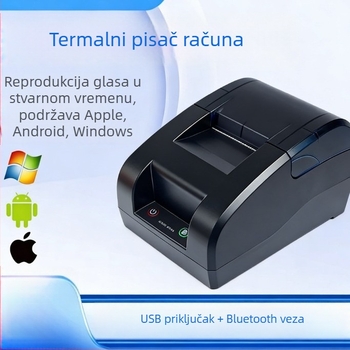 58 mm Bluetooth Wi‑Fi termalni pisač računa za narudžbe za ponijeti