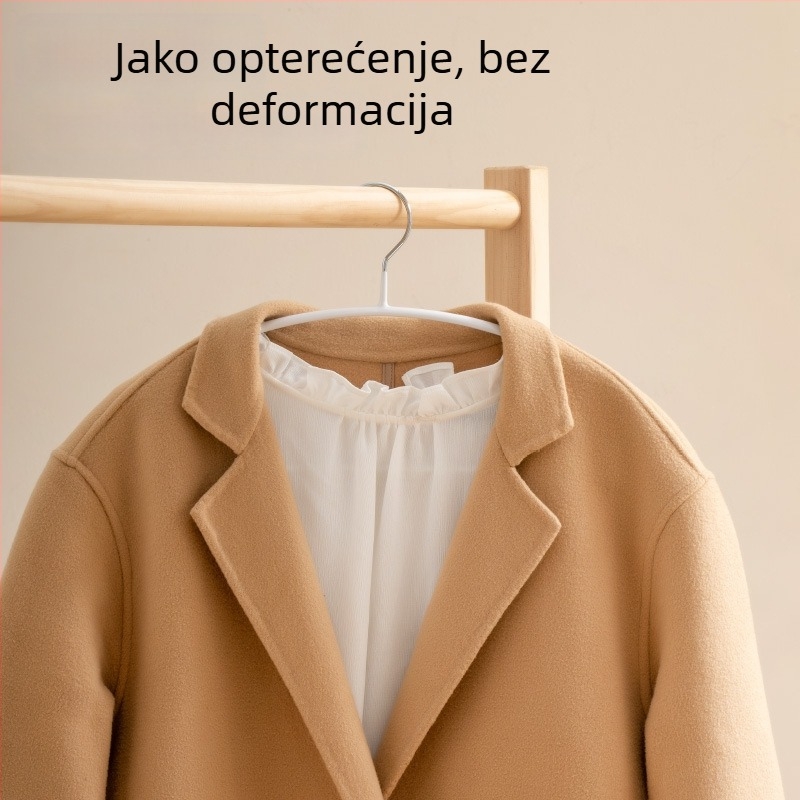 Xitianlong vješalica za odjeću od nehrđajućeg čelika s PVC‑om, bezšivni dizajn, za kućnu i studentsku upotrebu