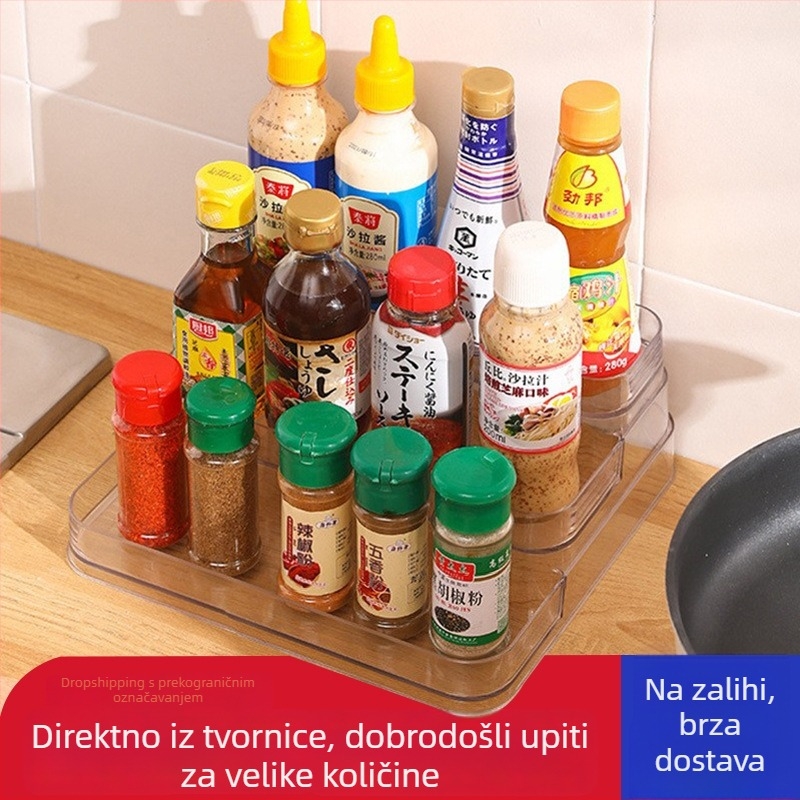 Akrilni stolni držač za kozmetiku, lakove za nokte i parfem – višeslojni izložbeni stalak