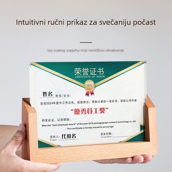 Drvene medalje, certifikati i pokloni za korporativne događaje, nagrade za izvrsne zaposlenike na godišnjim sastancima tvrtke, suveniri za završetak studija, zvijezda s pet krakova