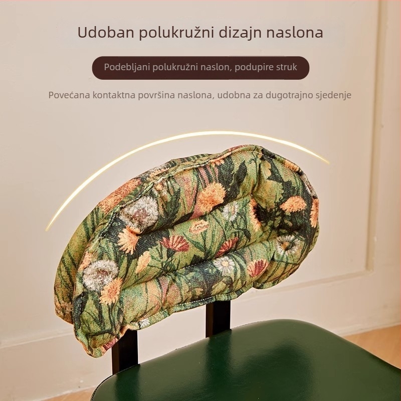 Drveni mobilni stol s kotačićima i naslonom – višenamjenska klupa za cipele i spremište u dnevnoj sobi