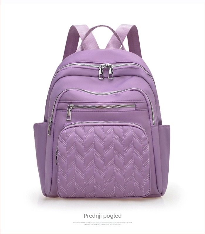Unisex oxford ruksak, casual korejskog stila, minimalistički dizajn, za gradske potrebe i putovanja, 20–35 L, za 8-inčni laptop