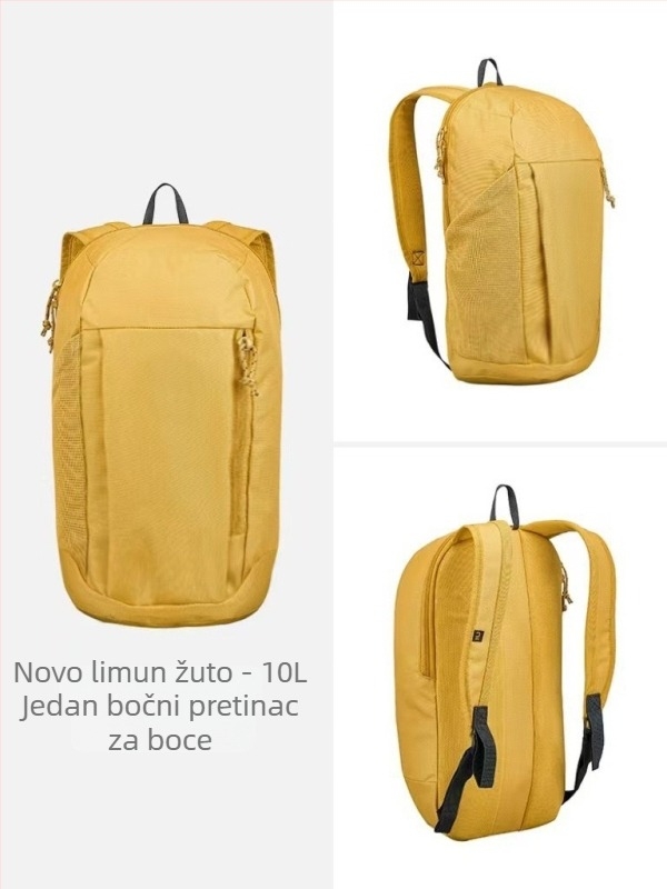 Unisex ruksak 10L za školu i putovanja, kompaktni ruksak za vrtić