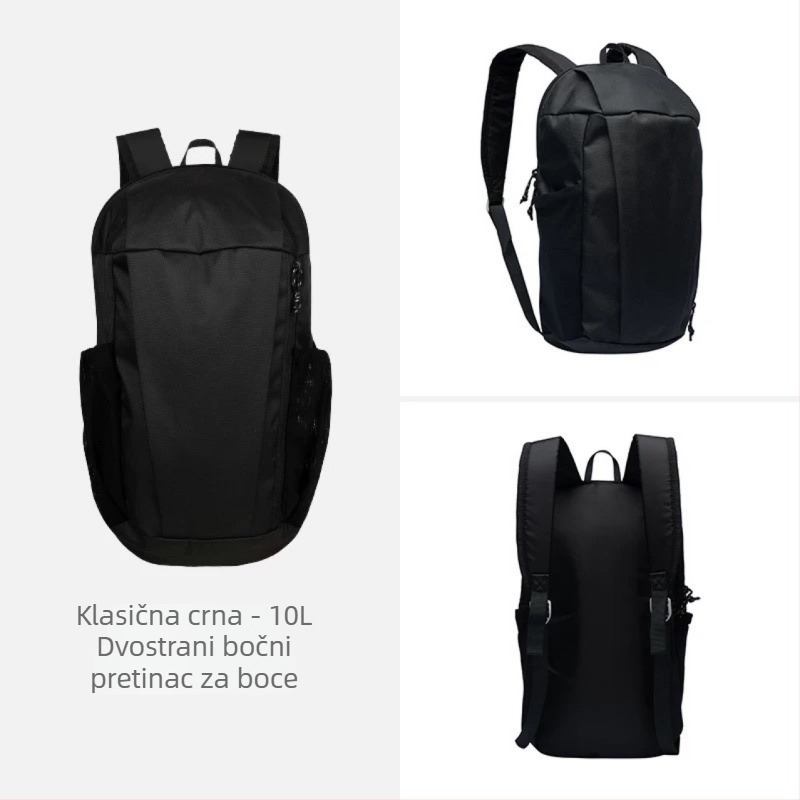 Unisex ruksak 10L za školu i putovanja, kompaktni ruksak za vrtić