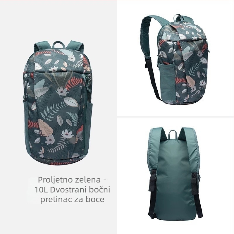 Unisex ruksak 10L za školu i putovanja, kompaktni ruksak za vrtić
