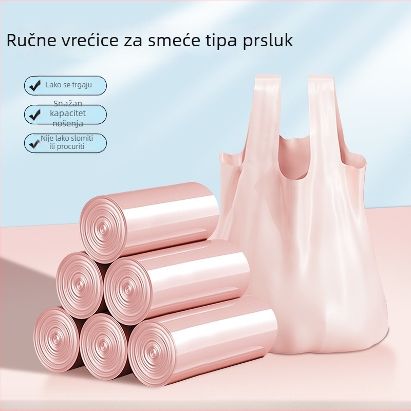 Smeće vreće u stilu veste, debele za kuhinju i dom studentima, ekonomično pakiranje