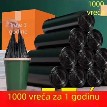 Debljane vreće za otpad, set velikog i srednjeg, kuhinjska pohrana u vest stilu, jednokratne plastične vrećice, povoljno pakiranje