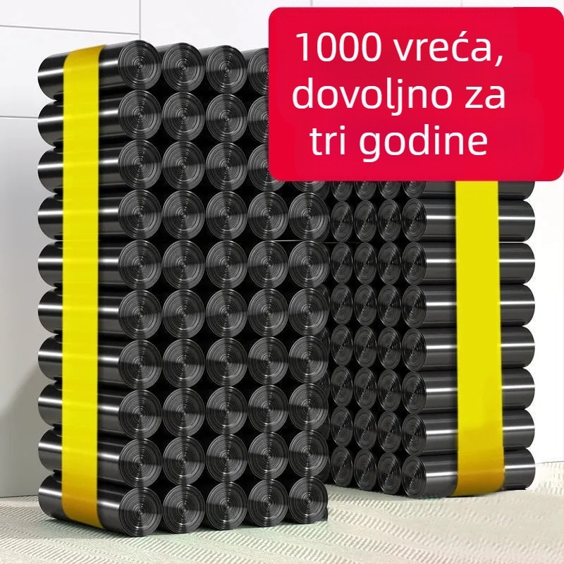 Debljane vreće za otpad, set velikog i srednjeg, kuhinjska pohrana u vest stilu, jednokratne plastične vrećice, povoljno pakiranje