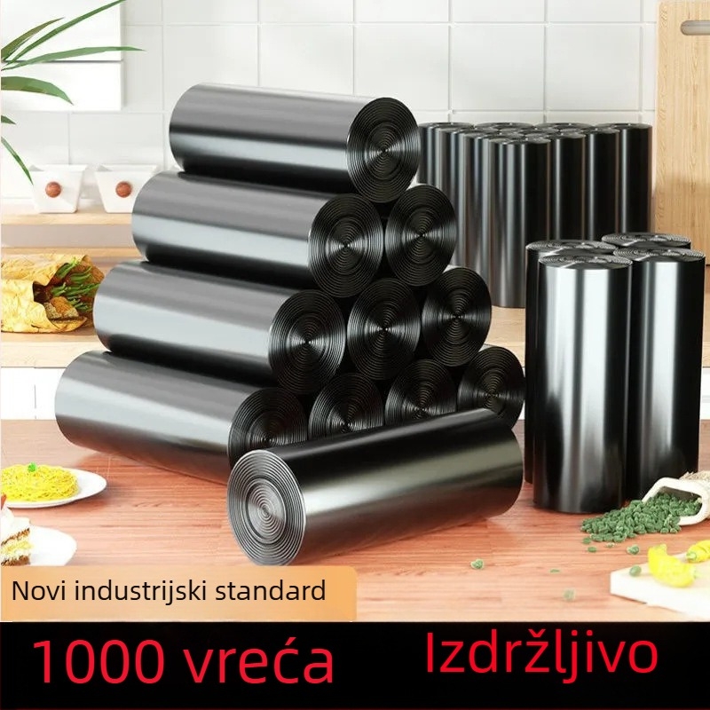 Debljane vreće za otpad, set velikog i srednjeg, kuhinjska pohrana u vest stilu, jednokratne plastične vrećice, povoljno pakiranje