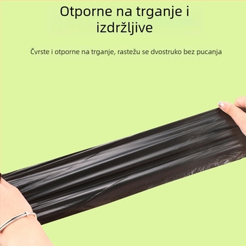 Vreće za otpad u stilu vest za kućnu i uredsku upotrebu, prijenosne, debele i izdržljive, perforirane