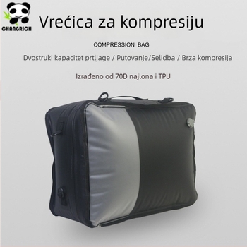 Prijenosna vakuumska torba za skladištenje, debela i izdržljiva, zaptiva, otporna na vlagu i vodu, za putovanja i boravak na otvorenom