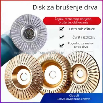 Disk za brušenje i poliranje za kutnu brusilicu, drvoodjelstvo; univerzalni model, visokougljična čelika