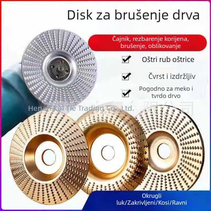 Disk za brušenje i poliranje za kutnu brusilicu, drvoodjelstvo; univerzalni model, visokougljična čelika