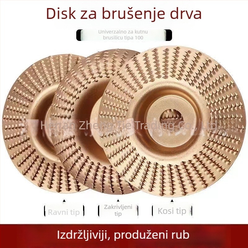 Disk za brušenje i poliranje za kutnu brusilicu, drvoodjelstvo; univerzalni model, visokougljična čelika