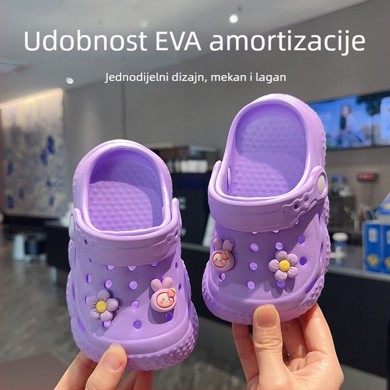 Dječje EVA klogs za djevojčice, s protiv mirisa, protuklizne, mekana potplata, za unutarnju i vanjsku upotrebu, ljetna obuća