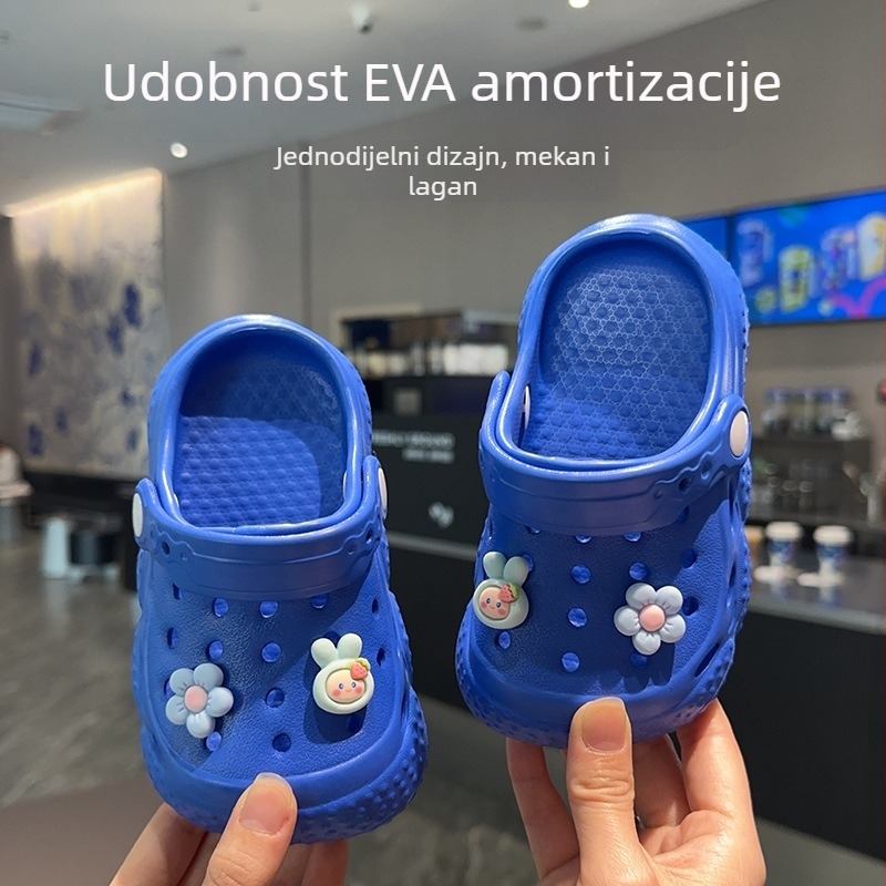 Dječje EVA klogs za djevojčice, s protiv mirisa, protuklizne, mekana potplata, za unutarnju i vanjsku upotrebu, ljetna obuća
