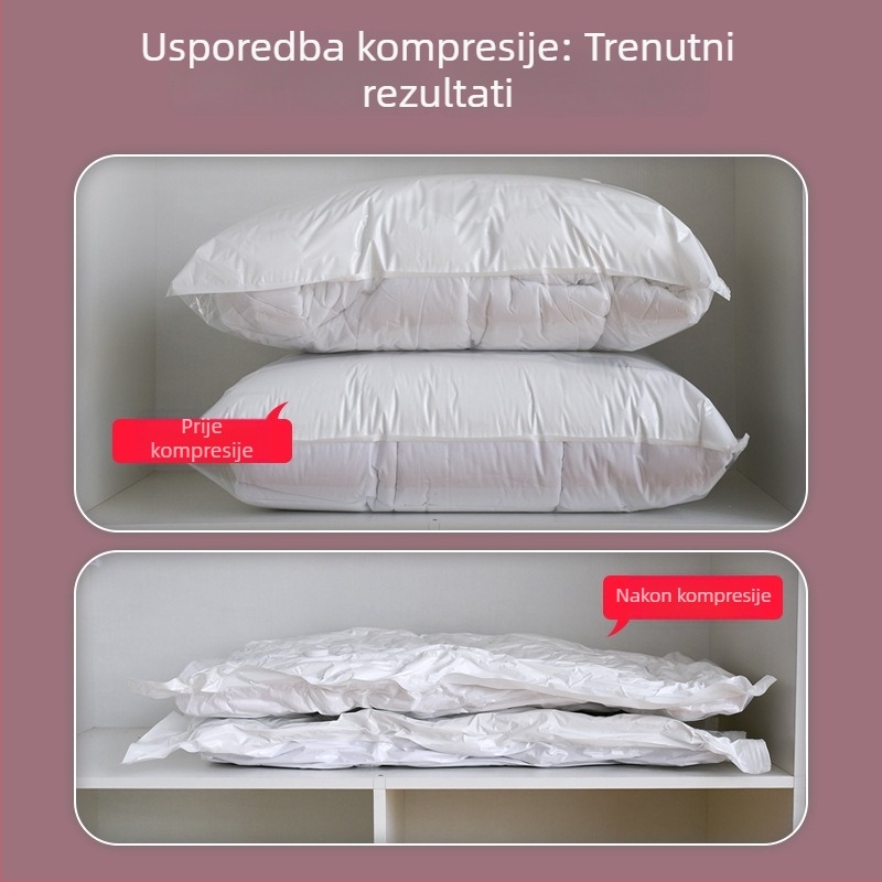 Vakuumske vreće za kompresiju i pohranu deka i odjeće