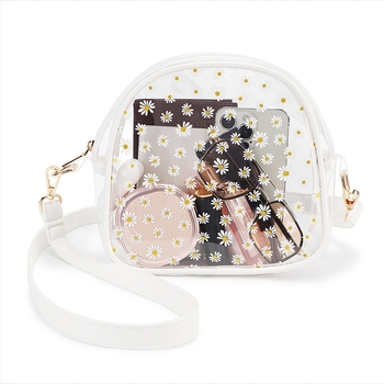 Prozirna ženska PVC crossbody torba za pohranu šminke, mala torba za struk, jednostavan višestruki dizajn