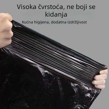 Vrećice za smeće s vezicama, debeli, ekstra velike 50×60 cm, za kuhinju