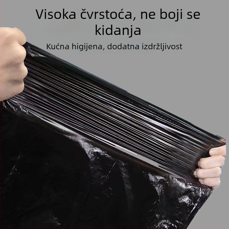Vrećice za smeće s vezicama, debeli, ekstra velike 50×60 cm, za kuhinju