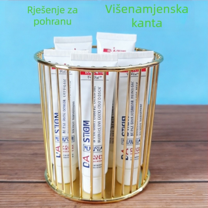 Ručni metalni organizator za stol, nordijskog stila, za kozmetiku i olovke