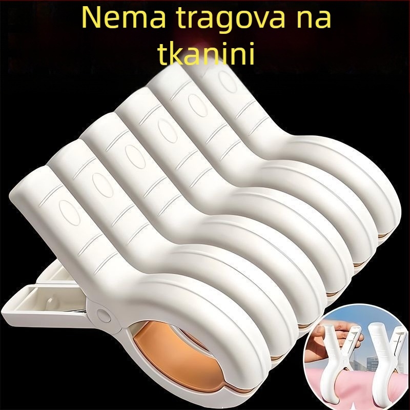 Klipovi otporni na vjetar za sušenje deke, protuklizni klipovi za odjeću, klipovi za sušenje bez tragova, učvršivači plahti