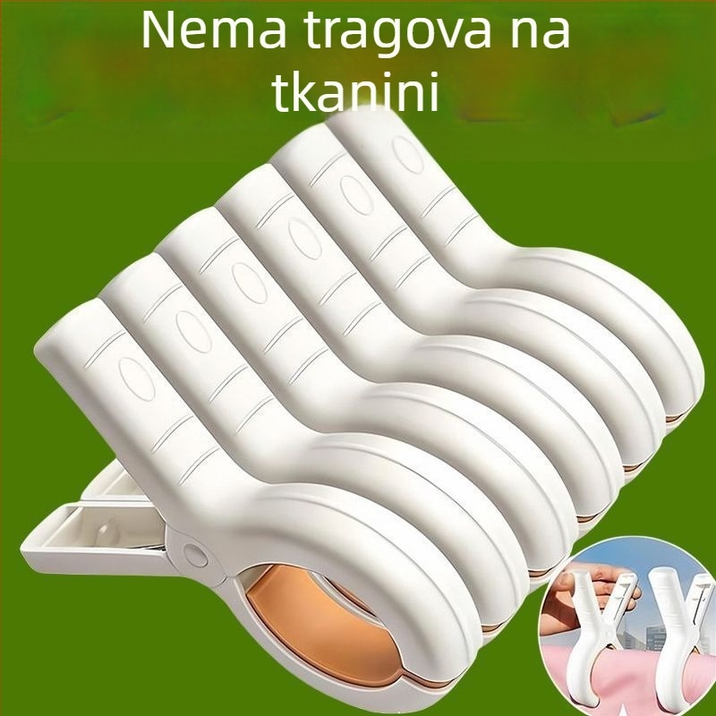 Klipovi otporni na vjetar za sušenje deke, protuklizni klipovi za odjeću, klipovi za sušenje bez tragova, učvršivači plahti