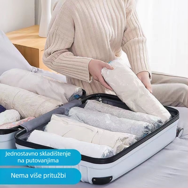 Putna vakuumska vreća za kompresiju odjeće i donjeg rublja