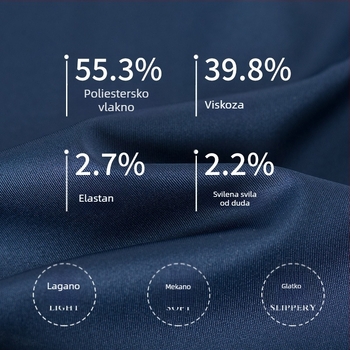 Muška košulja od Mulberry svile, luksuzna, kratkih rukava, poslovni stil, bez glađenja, jednobojna, s prilagođenim logom