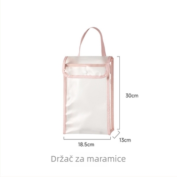 Zidna vodootporna torbica za pohranu papirnatih salveta u kupaonici, velika kapaciteta, višenamjenska