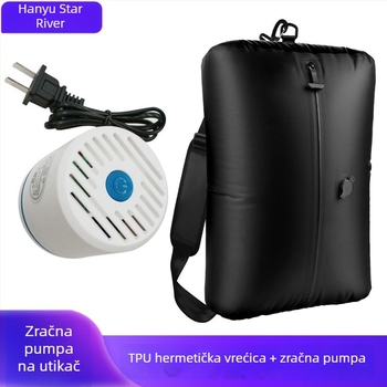 34L vakuumska kompresijska torba za putovanja i kampiranje s naramenicom, vodootporno skladištenje mokrih stvari