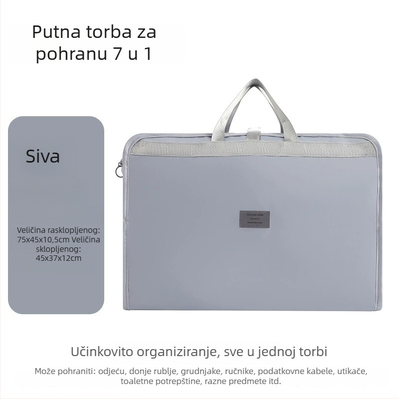 Kompresivna torba za odjeću i deke za putovanja – veliki kapacitet