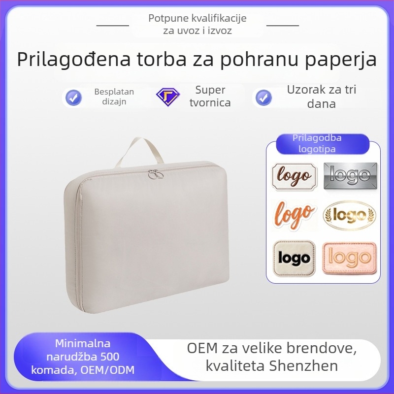 Prilagođena kompresibilna torba za pohranu jakni s puhom, putna torba za pohranu, prijenosna torba za odjeću i pokrivače, vodootporna torba za preseljenje