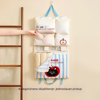 Sedam u jedan putni organizator za prtljagu s pretincima za donje rublje