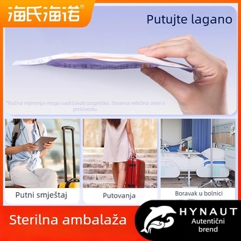 Hainuo jednokratna navlaka za sjedalo WC sjedalo, od neplastičnog materijala, prijenosna za putovanja, hoteli i dom, za žene u trudnoći, veličina 138 × 16 cm, 10 kom./pak