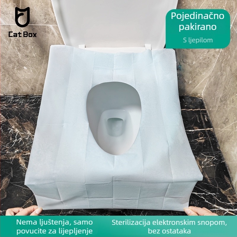 Jednokratna duga podloga za WC, vodootporna, bez ljepila