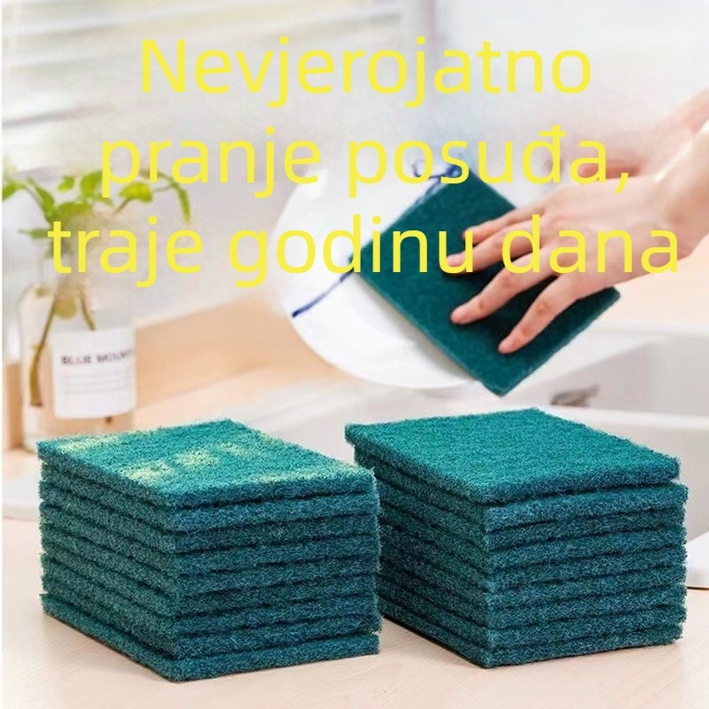 Ne-tkani kuhinjski scrub pad za posuđe i lonce, višenamjenska čistilna krpa