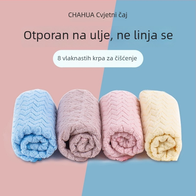 Camellia najlonska krpa za kuhinju, upija vodu, za posuđe i lonce, debela, bez vlakana