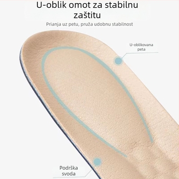 Ženske uloške za loafers od prave kože, debeli i prozračni, protiv mirisa, apsorbiraju znoj, cijeli uložak