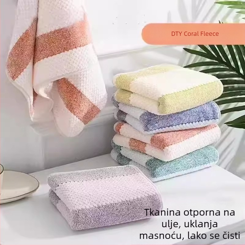 5 komada kuhinjskih krpica od bambusovih vlakana, upijajuće, bez dlačica, otporne na masnoću